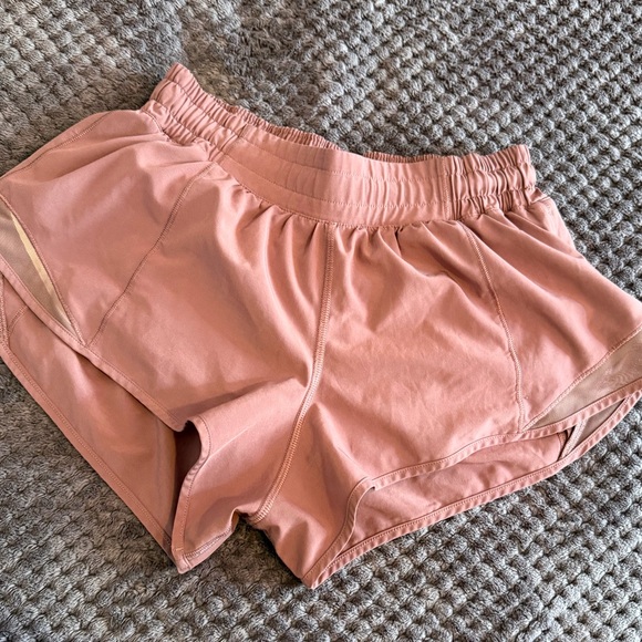 lululemon athletica Women's Peach Athletic Shorts - Picture 2 of 3
